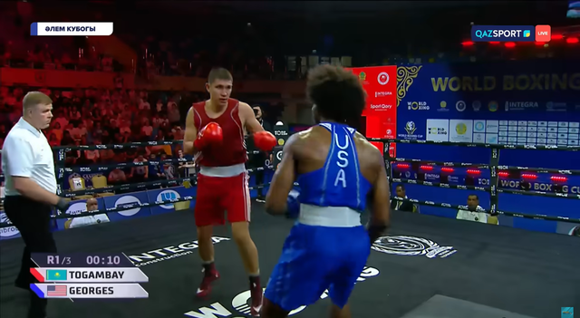 Сағындық Тоғамбай – Малачи Джорджес | Бокс | Кубок мира по боксу | 90 кг | 1/4 финала