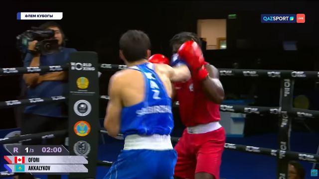 Сабыржан Акқалықов – Офори Джошуа | Бокс | Кубок мира по боксу | 75 кг | 1/4 финала