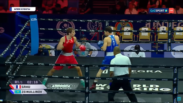 Ертуган Зейнуллин – Хюго Грау | Бокс | Кубок мира по боксу | 65 кг | 1/4 финала