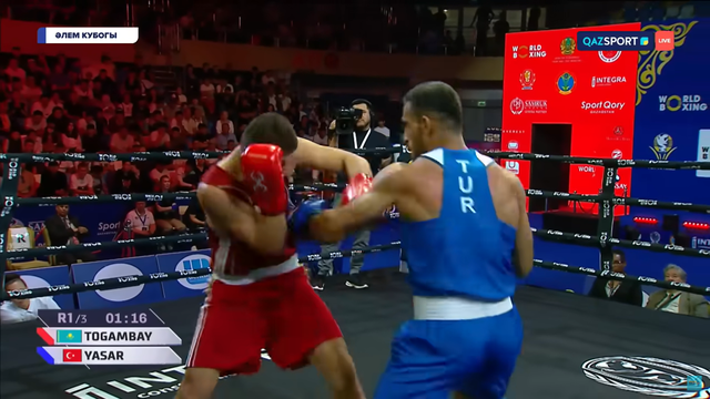 Сағындық Тоғамбай – Емра Ясар | Бокс | Кубок мира по боксу | 90 кг | 1/2 финала