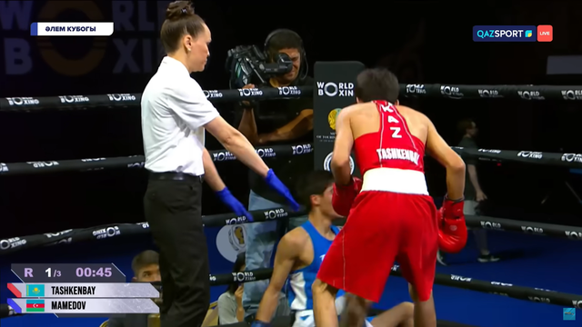 Санжар Ташкенбай – Субхан Маммадов | Бокс | Кубок мира по боксу | 50 кг | 1/2 финала