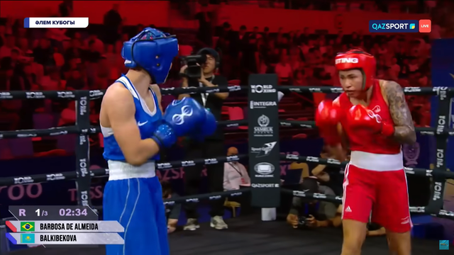 Алуа Балкибекова – Каролин Барбоса Де Алмейда | Бокс | Кубок мира по боксу | 51 кг | 1/2 финала