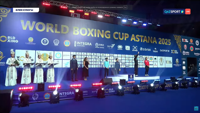 Кубок мира по боксу | Назым Кызайбай | Церемония награждения