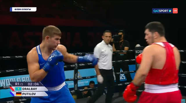 Айбек Оралбай – Никита Путилов | Бокс | Кубок мира по боксу | свыше 90 кг | Финал