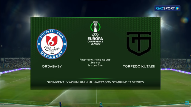Ордабасы – Торпедо Кутаиси | Лига конференций | Квалификационный этап | Обзор