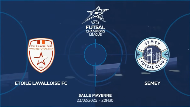  Этуаль - Семей | Футзал | Лига чемпионов | 1/4 финала | Первый матч