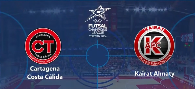 Картахена - Кайрат І Футзал | Лига чемпионов УЕФА | 1/4 финала | Ответный матч
