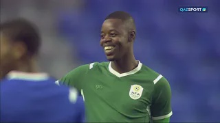 Предматчевая тренировка сборной Намибии