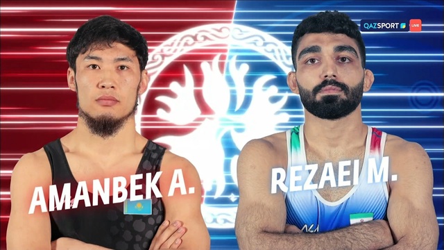 Алматбек Аманбек-Мохаммад Резаи I Греко-римская борьба I Чемпионат Азии I 72 кг I Финал