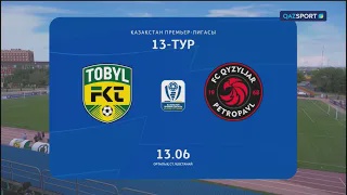 Обзор | Тобол - Кызылжар | КПЛ XIІІ тур