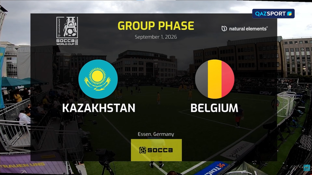 Қазақстан - Бельгия | Шағын футбол | Әлем чемпионаты. Socca World Cup
