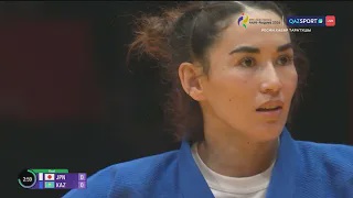 Әбиба Әбужақынова - Мицуки Кондо І Дзюдо І Финал І 48 кг І ХХ Жазғы Азия ойындары