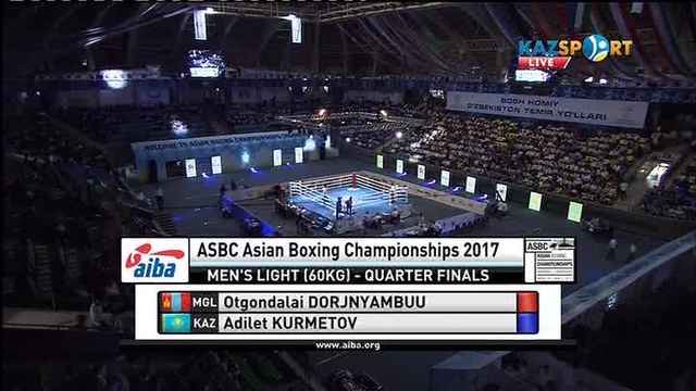Видео боя Курметов - Доржнямбуу