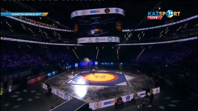 Қазақстан Барысы-2017. Маңғыстаулық Нұрдәулет Жарылғапов Мақсат Исағабыловты таза жеңді