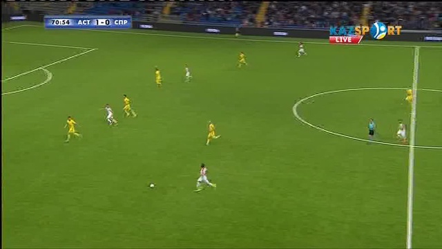 «Астана» - «Спартак»: Варданянның голы - 1:1 (ВИДЕО)