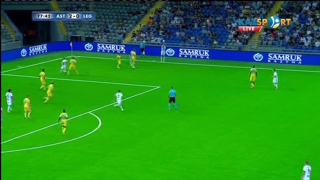 Астана - Легия:  - 2:1