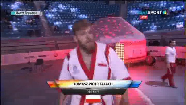 Айбек Нұғымаров 1/16 финалда польшалық Петр Томаш Талачты жеңді.