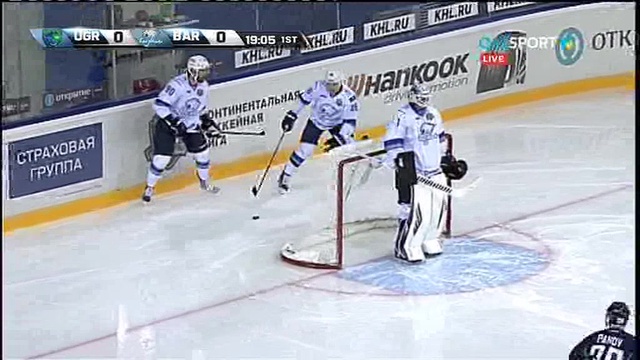 «Югра» - «Барыс» хоккей кездесуіне видеошолу