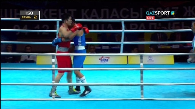 БОКС. Чемпионат Казахстана (Шымкент). 1/4 финала. 81 кг. 5 день. 2 часть