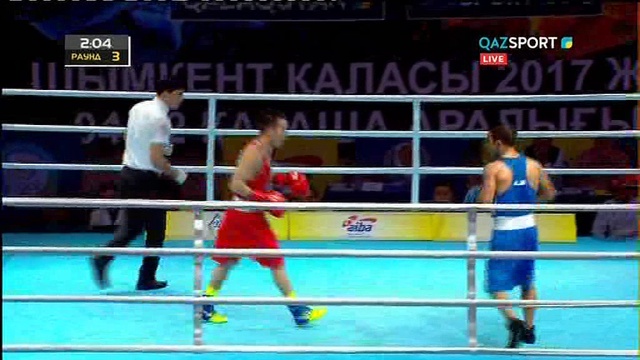 БОКС. Чемпионат Казахстана (Шымкент). Полуфиналы. 52 кг