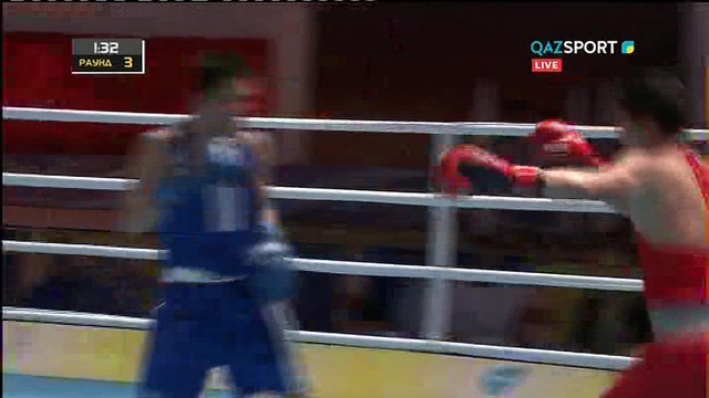 БОКС. Чемпионат Казахстана (Шымкент). Полуфиналы. 56 кг