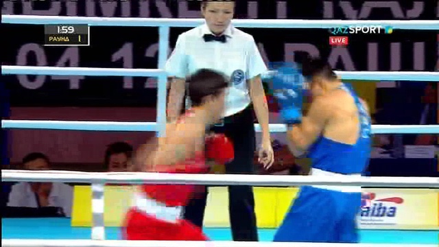 БОКС. Чемпионат Казахстана (Шымкент). Полуфиналы. 60 кг