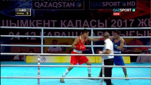 БОКС. Чемпионат Казахстана (Шымкент). Полуфиналы. 64 кг