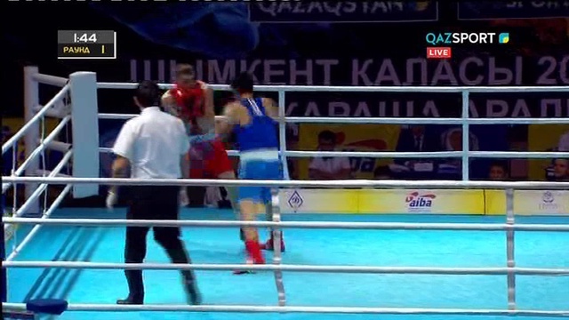 БОКС. Чемпионат Казахстана (Шымкент). Финал. 91 кг