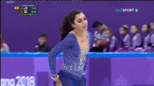 "ОЛИМПИАДА-2018. ФИГУРНОЕ КАТАНИЕ (Командное соревнование. Мужчины, женщины, танцы на льду, произвольная программа) 2 бөлім