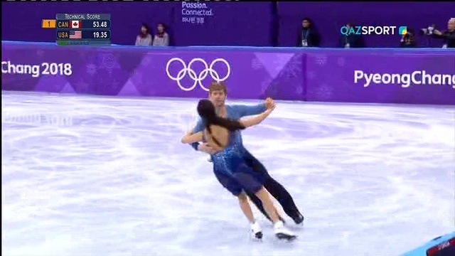 ОЛИМПИАДА-2018. ФИГУРНОЕ КАТАНИЕ (ТАНЦЫ НА ЛЬДУ.  ПРОИЗВОЛЬНАЯ  ПРОГРАММА) 2-бөлім