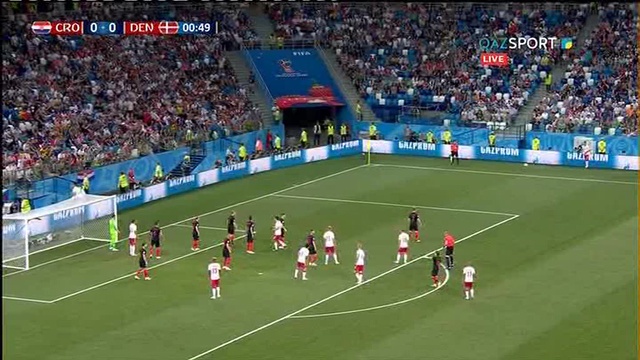 Хорватия - Дания. Қос құрама жылдам гол алмасты
