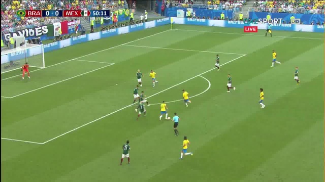 Бразилия - Мексика. Гол Неймар