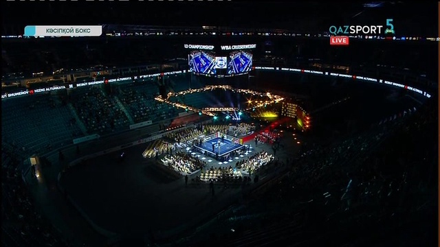 Кәсіпқой бокс. Еділ Қожамбердиев (3-2-0, 3КО) - Сергей Белошапкин (11-27-1)