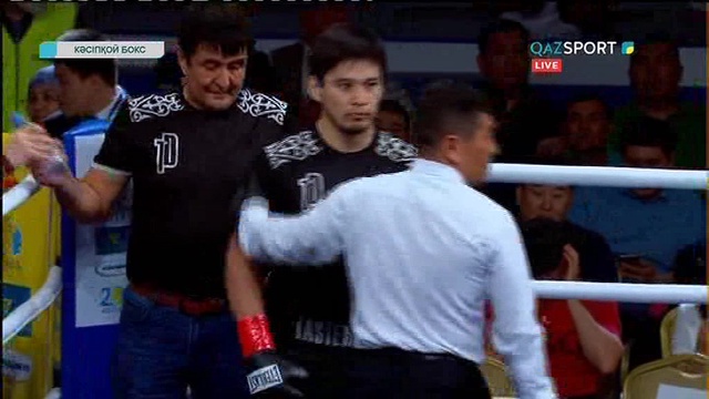 Кәсіпқой бокс. Диас Тастеміров (2-0-0, 2КО) - Эльвин Ахунзада (4-0-0, 2КО)