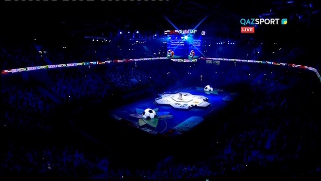 ФУТЗАЛ.  Чемпионат мира среди студентов (Алматы). Церемония открытия