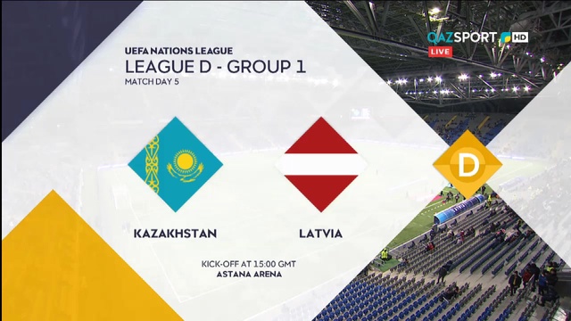 Казахстан 1:1 Латвия | Лига наций УЕФА 2018 |