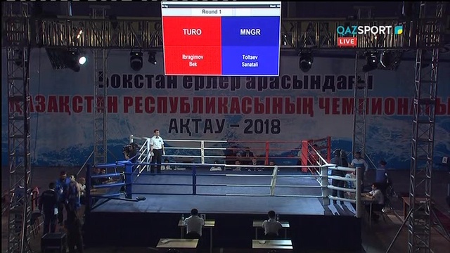 Бокс. Қазақстан Чемпионаты. ФИНАЛ. Санатәлі Төлтаев - Бекдәулет Ибрагимов. 64 келі