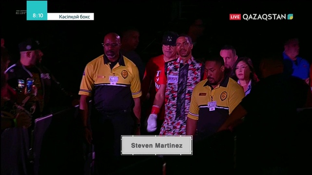 Кәсіпқой бокс. Жәнібек Әлімханұлы (Қазақстан) -  Стивен Мартинес (АҚШ)