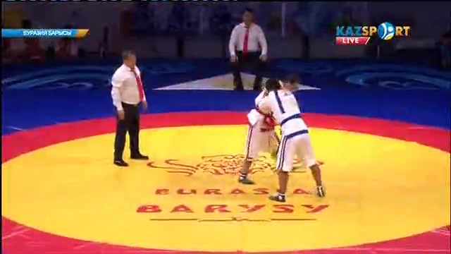 Еуразия Барысы - 2016: Ерсұлтан Мұзапаров (82 кг) грузиялық қарсыласы Заур Гагнидзеге есе жіберді (ВИДЕО)