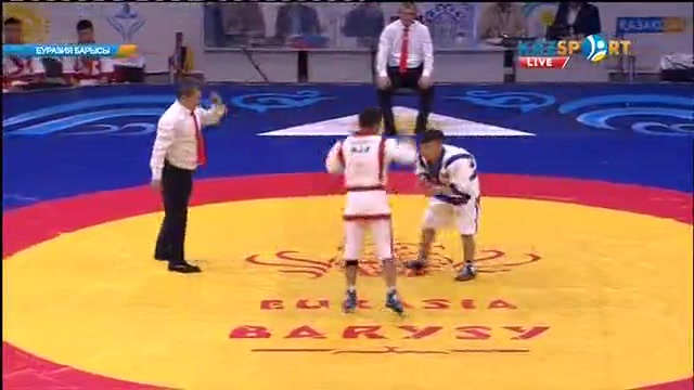 Еуразия Барысы - 2016: Ержан Мағауинов (60 кг) финалдағы екінші жеңіске қол жеткізді (ВИДЕО)