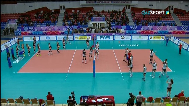 ВОЛЕЙБОЛ. Национальная лига. Женщины. Плей-офф. "ЖЕТЫСУ" - "ИРТЫШ-КАЗХРОМ". Второй матч
