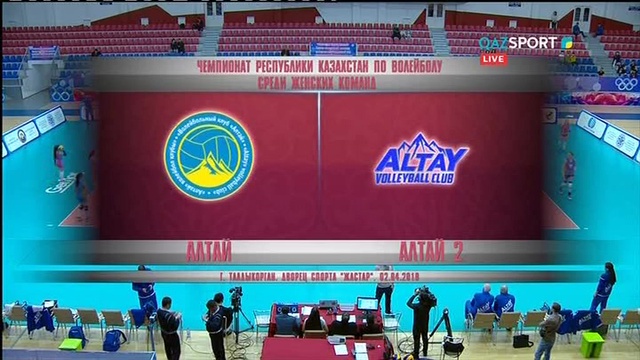 ВОЛЕЙБОЛ. Национальная лига. Женщины. Плей-офф. "АЛТАЙ" - "АЛТАЙ-2". Первый матч