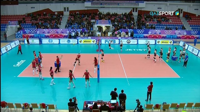 ВОЛЕЙБОЛ. Национальная лига. Женщины. Плей-офф. "ЖЕТЫСУ" - "ИРТЫШ-КАЗХРОМ". Первый матч