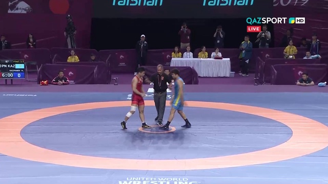 ЕРКІН КҮРЕС. НҰРҚОЖА ҚАЙПАНОВ - Азия чемпионы