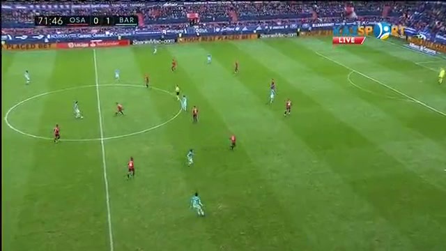 «Осасуна» - «Барселона»: Лионель Мессидің голы - 0:2