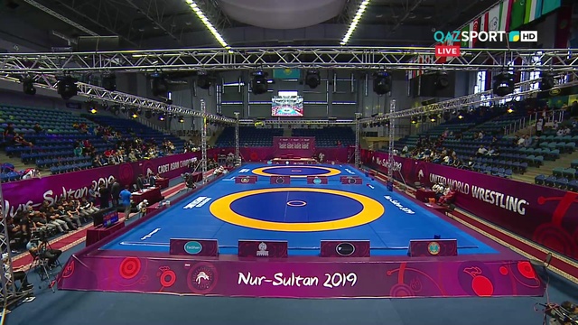 ГРЕКО-РИМСКАЯ БОРЬБА. Чемпионат Азии среди кадетов (Нур-Султан). Предварительные раунды (-45, -48, -51, -55, -60, -92, -110 кг)