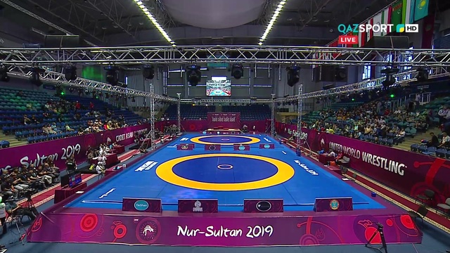 ГРЕКО-РИМСКАЯ БОРЬБА. Чемпионат Азии среди кадетов (Нур-Султан). Предварительные раунды (-65, -71, -80 кг). ЖЕНСКАЯ БОРЬБА (-40, -46, -53, -61, -69 кг)