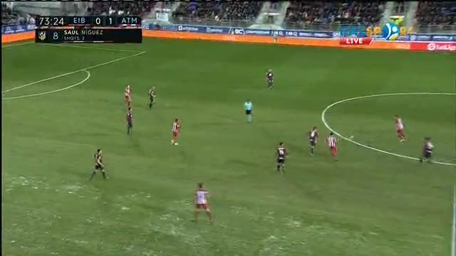 «Эйбар» - «Атлетико»: Антуан Гризманның голы - 0:2