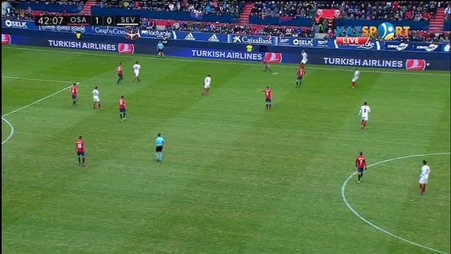 «Осасуна» - «Севилья»: Висенте Иборраның голы - 1:1