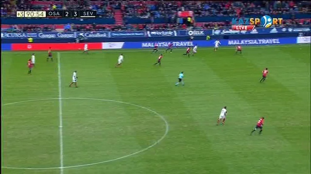 «Осасуна» - «Севилья»: Пабло Сарабияның голы - 2:4